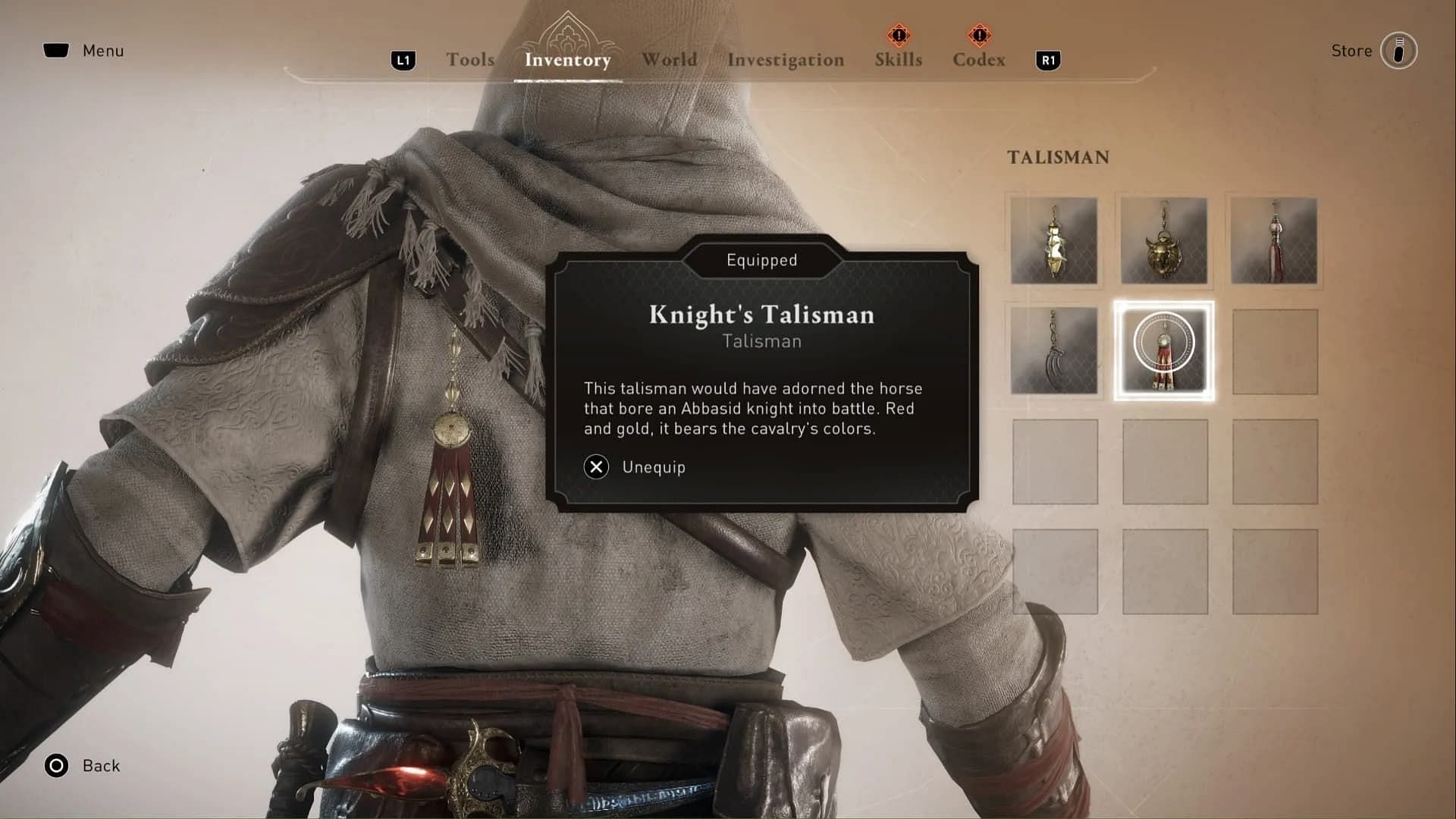 The Knight's Talisman (Image via Ubisoft)